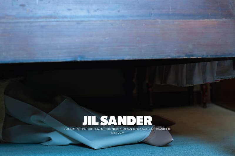 Jil Sander Fall Winter 2019 Advertising Campaign Lucie Meier Luke Meier Creative Directors Photographer Nigel Shafran Scotland Arbroath Loch Earn