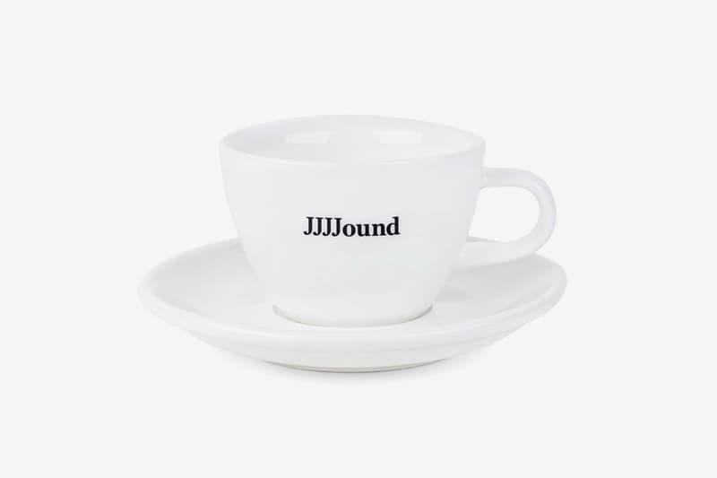 JJJJound Acme Cup With Logo Release Info Home decor kitchenware coffee drop date buy now porcelain saucer