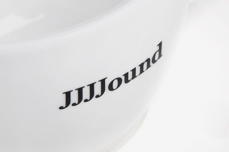 JJJJound Acme Cup With Logo Release Info Home decor kitchenware coffee drop date buy now porcelain saucer