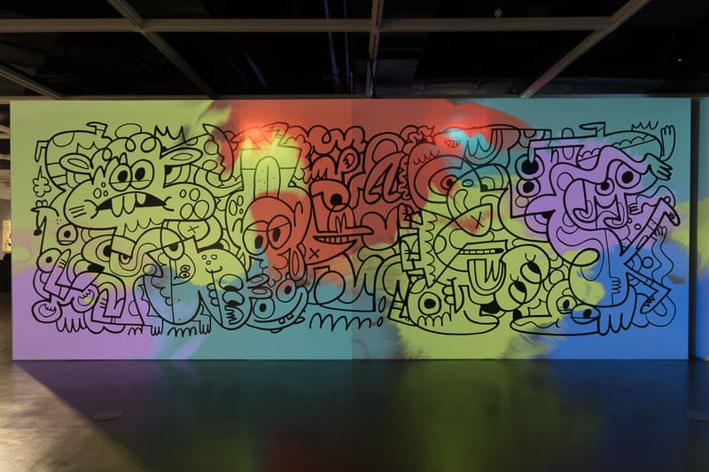 jon burgerman fun factory m contemporary seoul south korea drawings illustrations installations artworks 