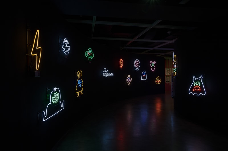 jon burgerman fun factory m contemporary seoul south korea drawings illustrations installations artworks 