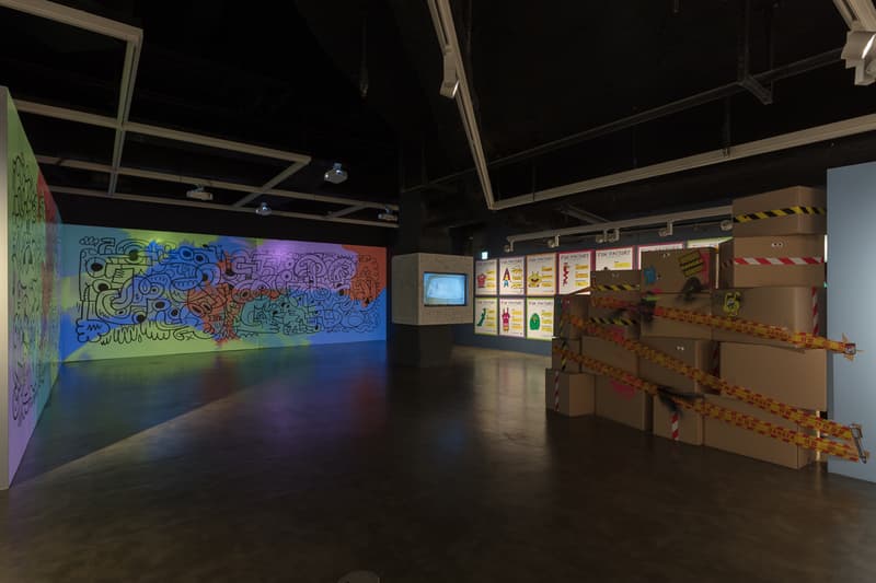 jon burgerman fun factory m contemporary seoul south korea drawings illustrations installations artworks