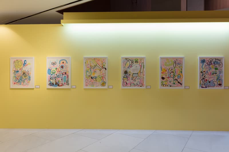 jon burgerman fun factory m contemporary seoul south korea drawings illustrations installations artworks 