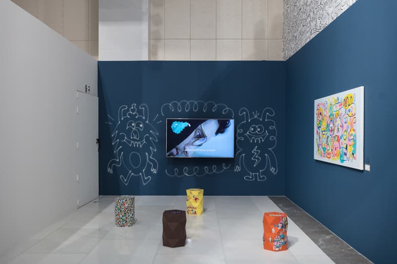 jon burgerman fun factory m contemporary seoul south korea drawings illustrations installations artworks 