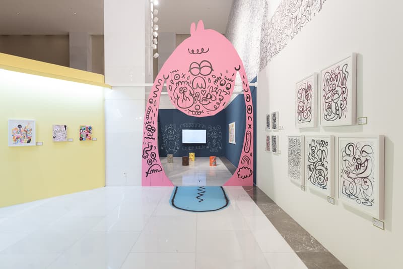 jon burgerman fun factory m contemporary seoul south korea drawings illustrations installations artworks 