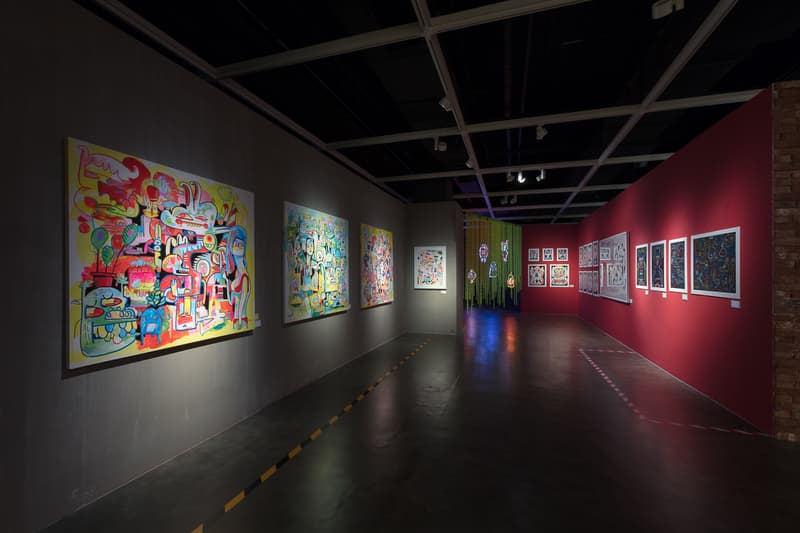 jon burgerman fun factory m contemporary seoul south korea drawings illustrations installations artworks