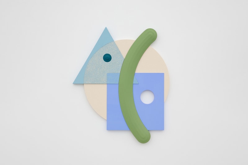 Josh Sperling Perrotin Tokyo Squiggles Composites Sculpture Installation Blue Red Green Purple Yellow Pink Brown Black 