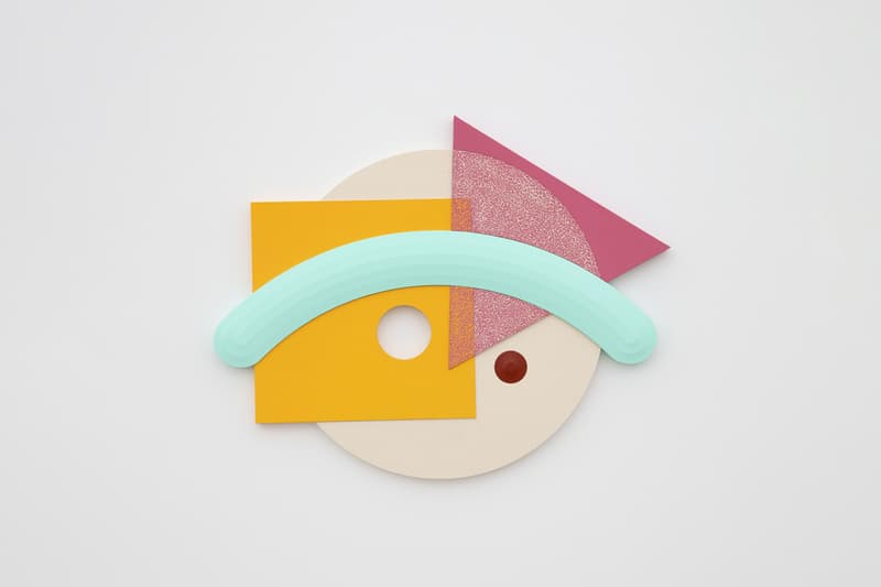 Josh Sperling Perrotin Tokyo Squiggles Composites Sculpture Installation Blue Red Green Purple Yellow Pink Brown Black