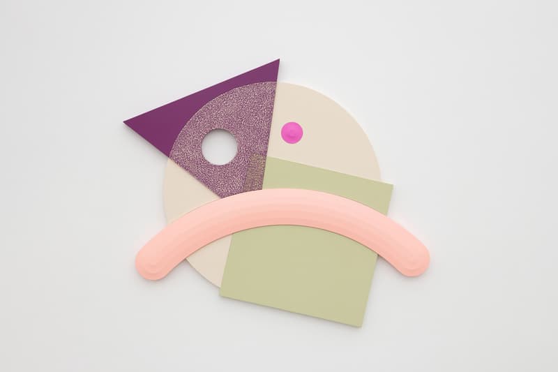 Josh Sperling Perrotin Tokyo Squiggles Composites Sculpture Installation Blue Red Green Purple Yellow Pink Brown Black