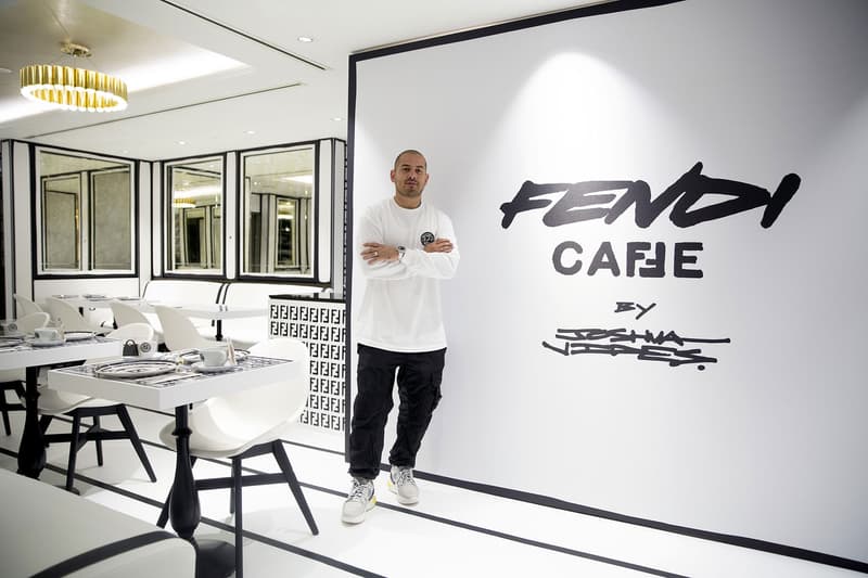 Joshua Vides Talks Us Through His Fendi Collaboration harrods pop-ups london collaborations skatedecks los angels black and white interviews