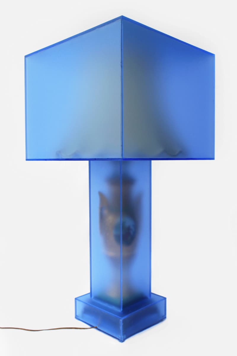 3.Paradis Joyce Lin Emeric Tchatchoua For Now We See Through a Glass Darkly Sabine Street Studios Houston Chairs Tables Lamps Mirrors Blue Furniture