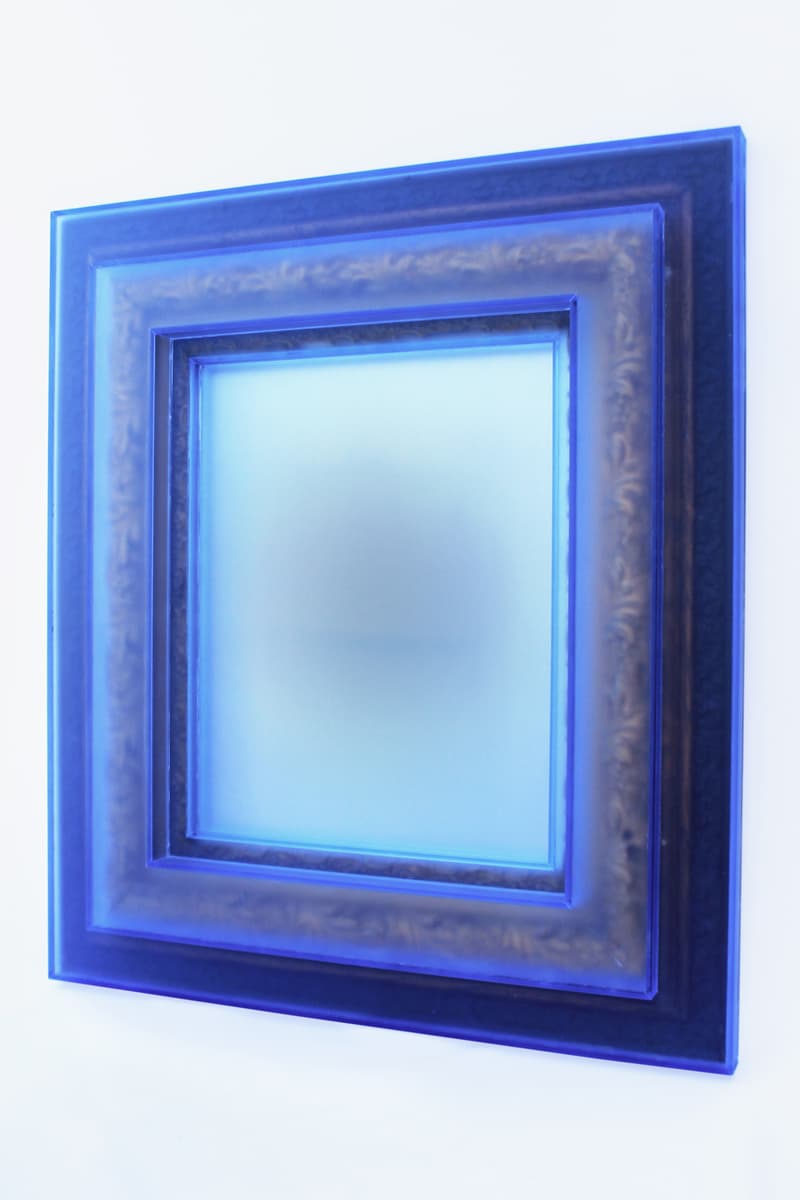 3.Paradis Joyce Lin Emeric Tchatchoua For Now We See Through a Glass Darkly Sabine Street Studios Houston Chairs Tables Lamps Mirrors Blue Furniture