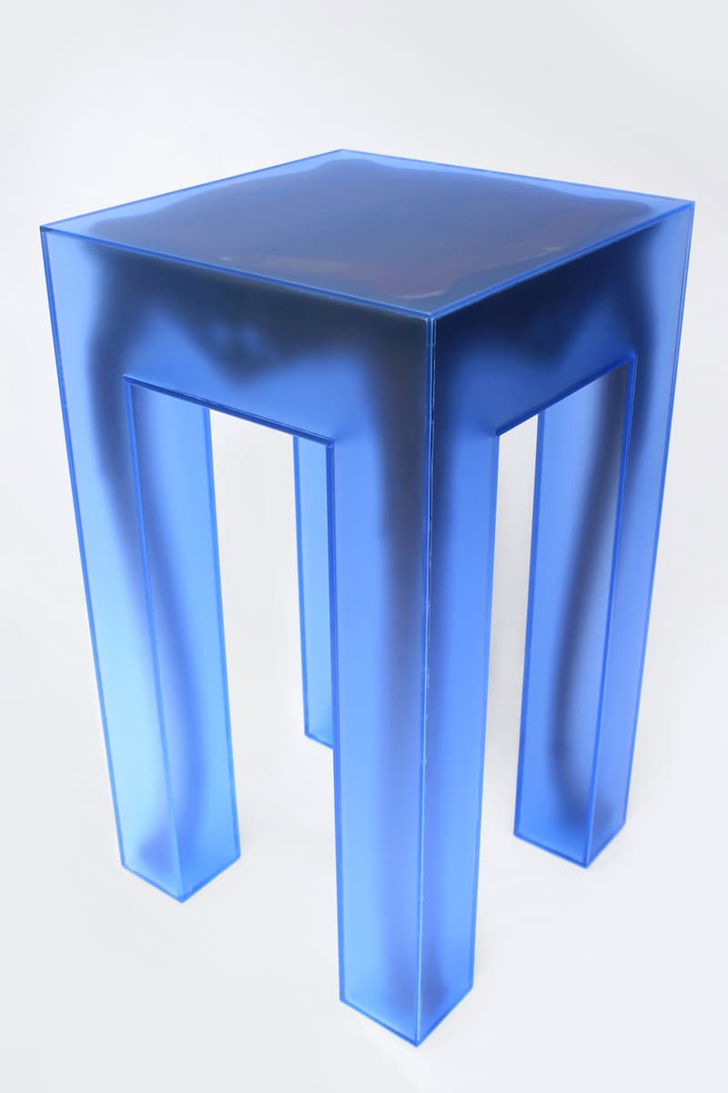 3.Paradis Joyce Lin Emeric Tchatchoua For Now We See Through a Glass Darkly Sabine Street Studios Houston Chairs Tables Lamps Mirrors Blue Furniture