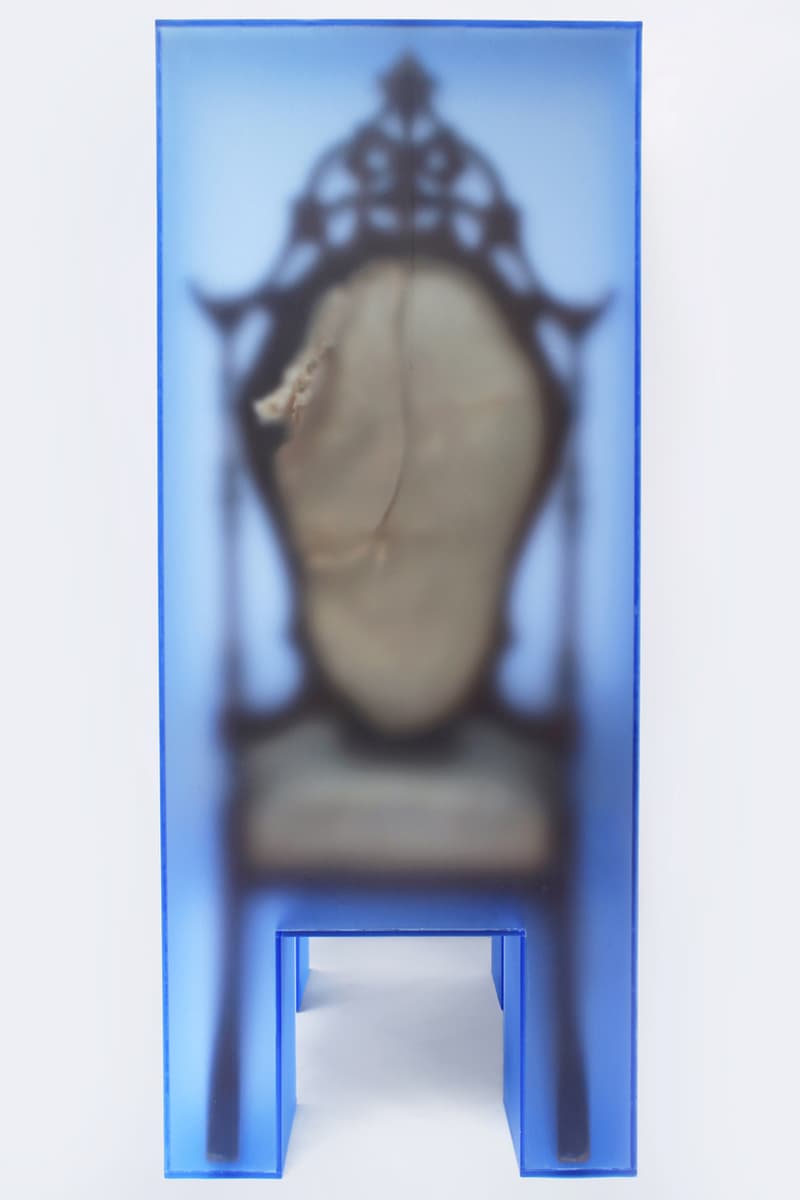 3.Paradis Joyce Lin Emeric Tchatchoua For Now We See Through a Glass Darkly Sabine Street Studios Houston Chairs Tables Lamps Mirrors Blue Furniture