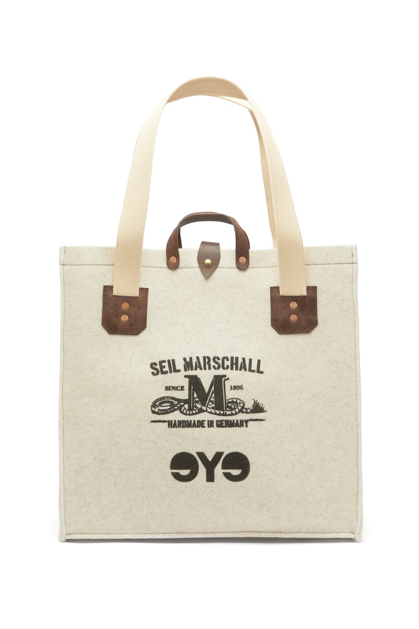 Junya Watanabe MAN  Seil Marschall tote bags wool cotton canvas fall winter 2019 eye logo