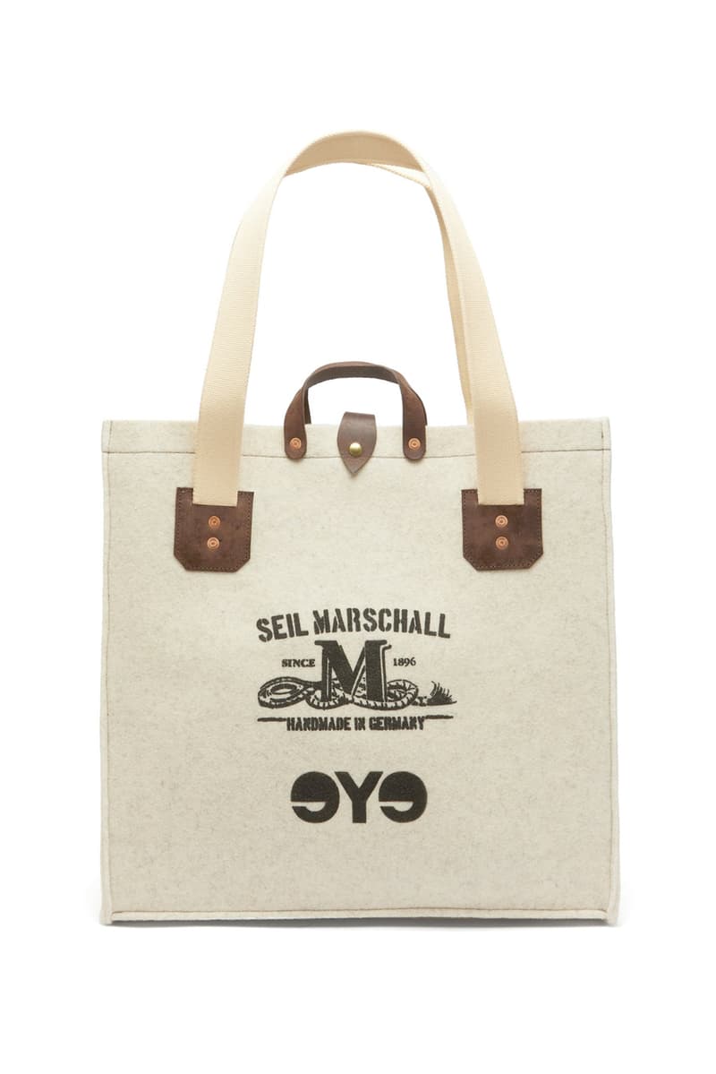 Junya Watanabe MAN Seil Marschall tote bags wool cotton canvas fall winter 2019 eye logo
