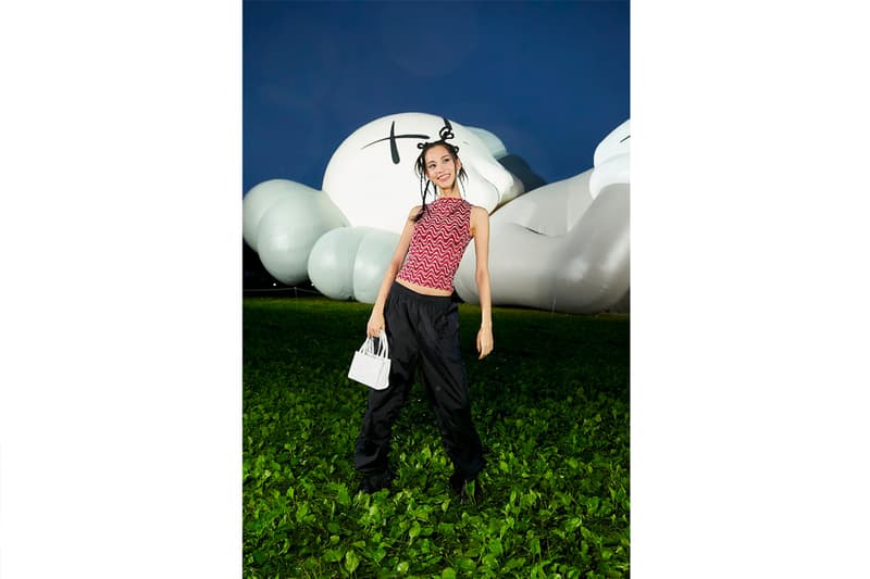 'KAWS: HOLIDAY JAPAN' Opening Event mt. fuji companion figure collectible statue art street herschel address date hours Futura, Stash, Mizuhara Kiko, Laura, Katori Shingo, Takizawa Shinsuke, YOON