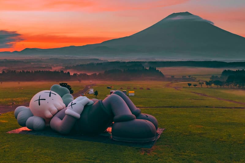 KAWS:HOLIDAY Mount Fuji Outdoor Exhibition Opening Herschel Supply Camping Allrightsreserved