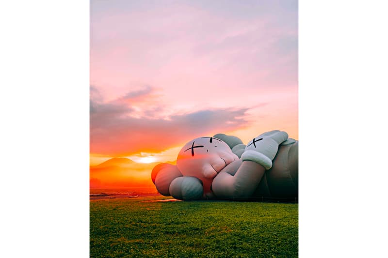 KAWS:HOLIDAY Mount Fuji Outdoor Exhibition Opening Herschel Supply Camping Allrightsreserved