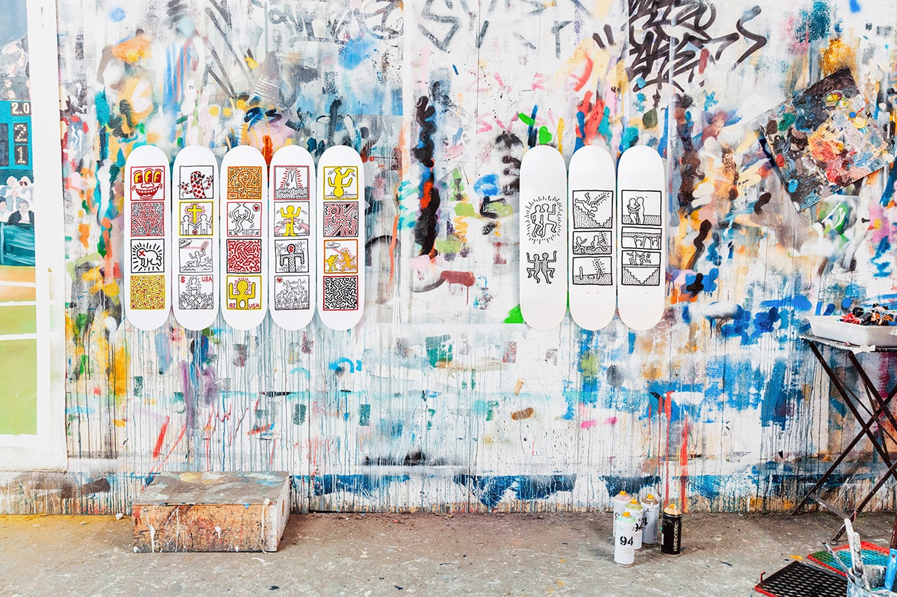 The Skateroom Keith Haring Skateboard Decks Art Collection 10 Corso Como New York Release Information Cop Works Designs Pop Art Graffiti Drawings Characters NY USA Editions