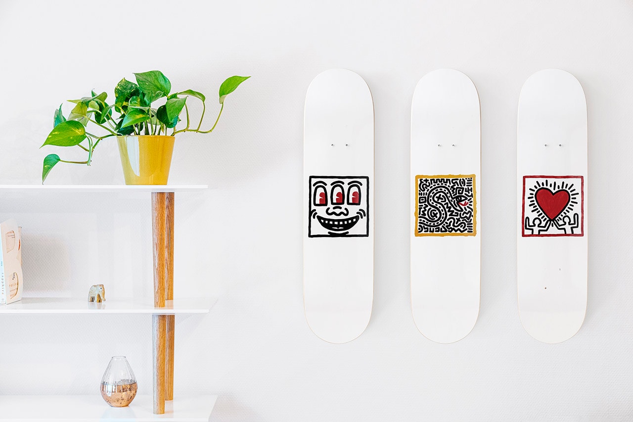 The Skateroom Keith Haring Skateboard Decks Art Collection 10 Corso Como New York Release Information Cop Works Designs Pop Art Graffiti Drawings Characters NY USA Editions