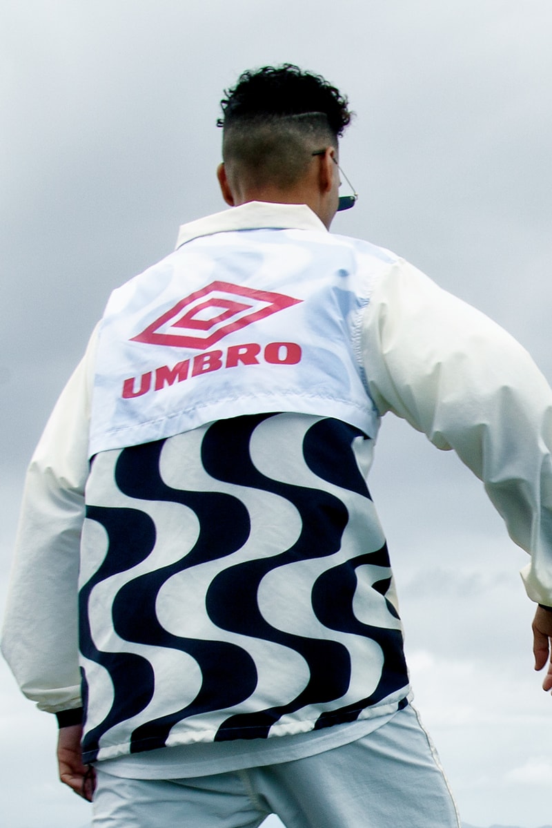 Kinfolk Umbro Capsule Collection summer 2019 release Jackets Shorts Pants Tees Hoodies Black Red White Rio de Janeiro brazil youth ricardo beliel