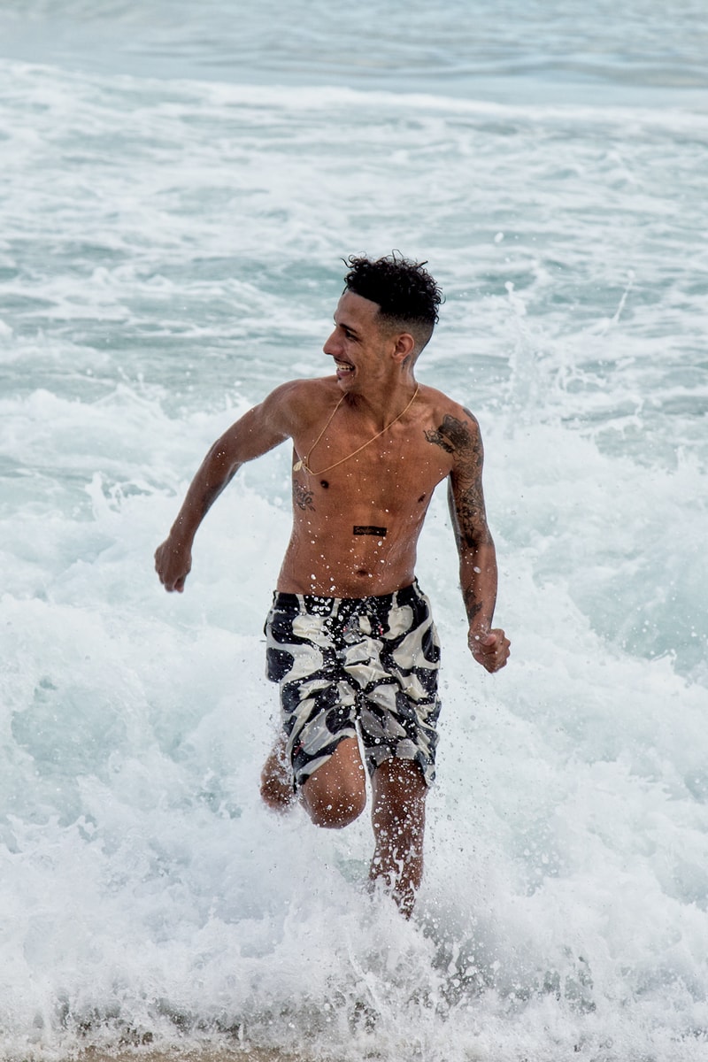 Kinfolk Umbro Capsule Collection summer 2019 release Jackets Shorts Pants Tees Hoodies Black Red White Rio de Janeiro brazil youth ricardo beliel