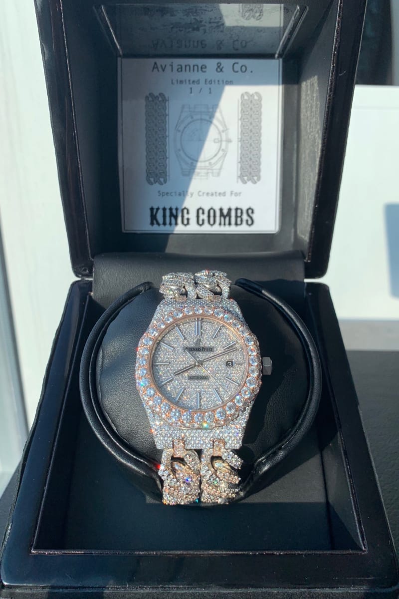 777 18K Rose Gold Audemars Piguet Royal Oak Diamond Watch | Hypebeast