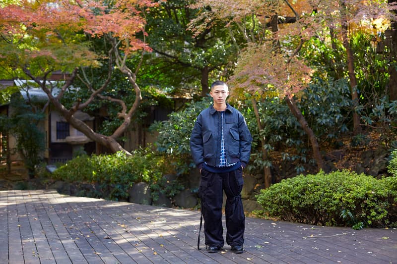 KUON tokyo japan collection fall winter 2019 lookbook denim patchwork sakiori