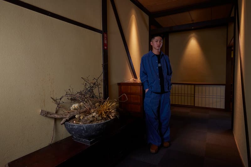 KUON tokyo japan collection fall winter 2019 lookbook denim patchwork sakiori