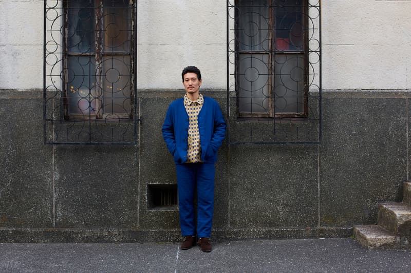KUON tokyo japan collection fall winter 2019 lookbook denim patchwork sakiori