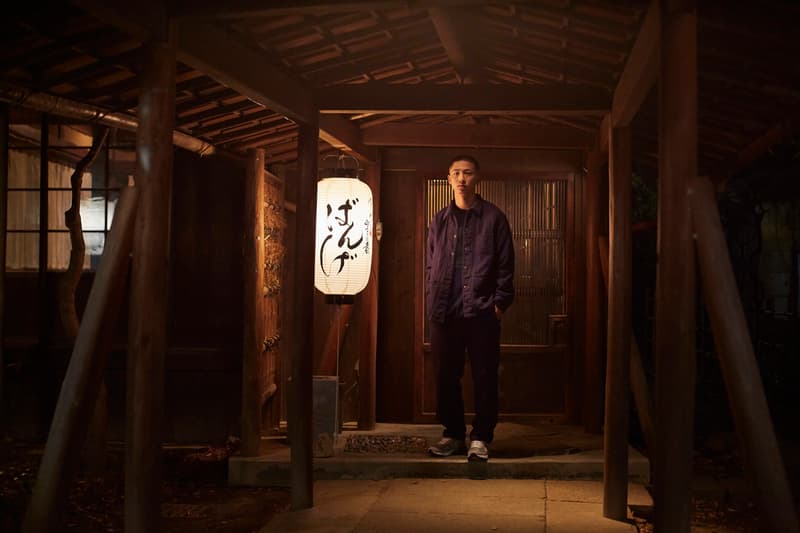 KUON tokyo japan collection fall winter 2019 lookbook denim patchwork sakiori