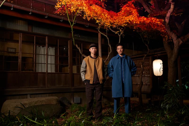 KUON tokyo japan collection fall winter 2019 lookbook denim patchwork sakiori