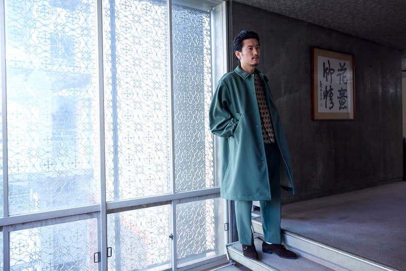 KUON tokyo japan collection fall winter 2019 lookbook denim patchwork sakiori