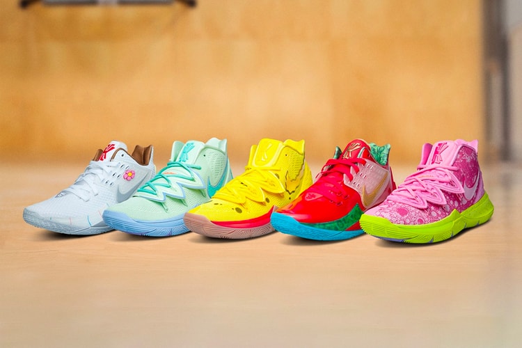 Watch Kyrie Irving Unbox Full Nike 'SpongeBob SquarePants' Collection