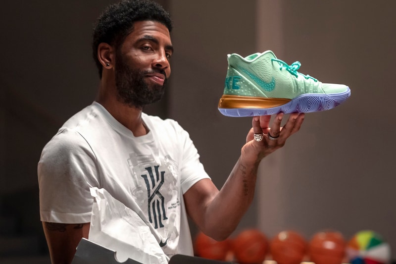 Nike Kyrie Irving 'Spongebob Squarepants' Collaboration sneaker 5 2 low colorways squidward mr krabs patrick star sandy squirrel release date info august 2019 buy