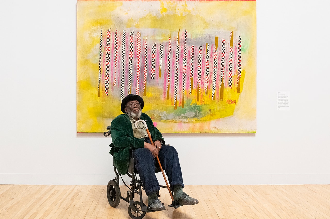 Late at Tate Britain: "Passage" Frank Bowling Augmented Reality Exhibition Eight AR Filters Animated Paintings Displays Smartphones UK London Gallery