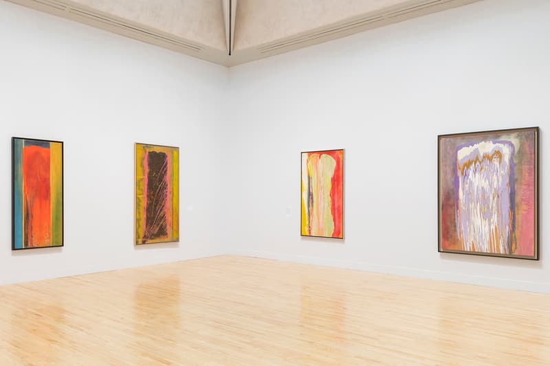 Late at Tate Britain: "Passage" Frank Bowling Augmented Reality Exhibition Eight AR Filters Animated Paintings Displays Smartphones UK London Gallery