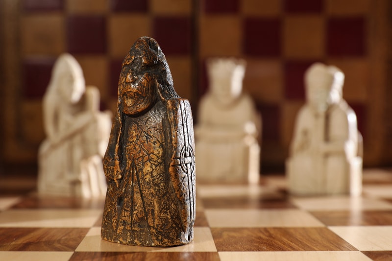 Lewis Chessmen Rook Piece Sold for 1 Million Warder Sothebys Auction Rare Basement Find