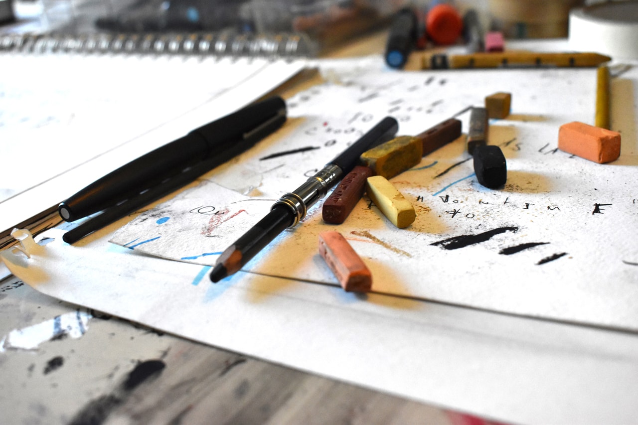 lewis rossignol artist artworks illustrations pen and paper tyler the creator igor sketches mixed media drawings profile