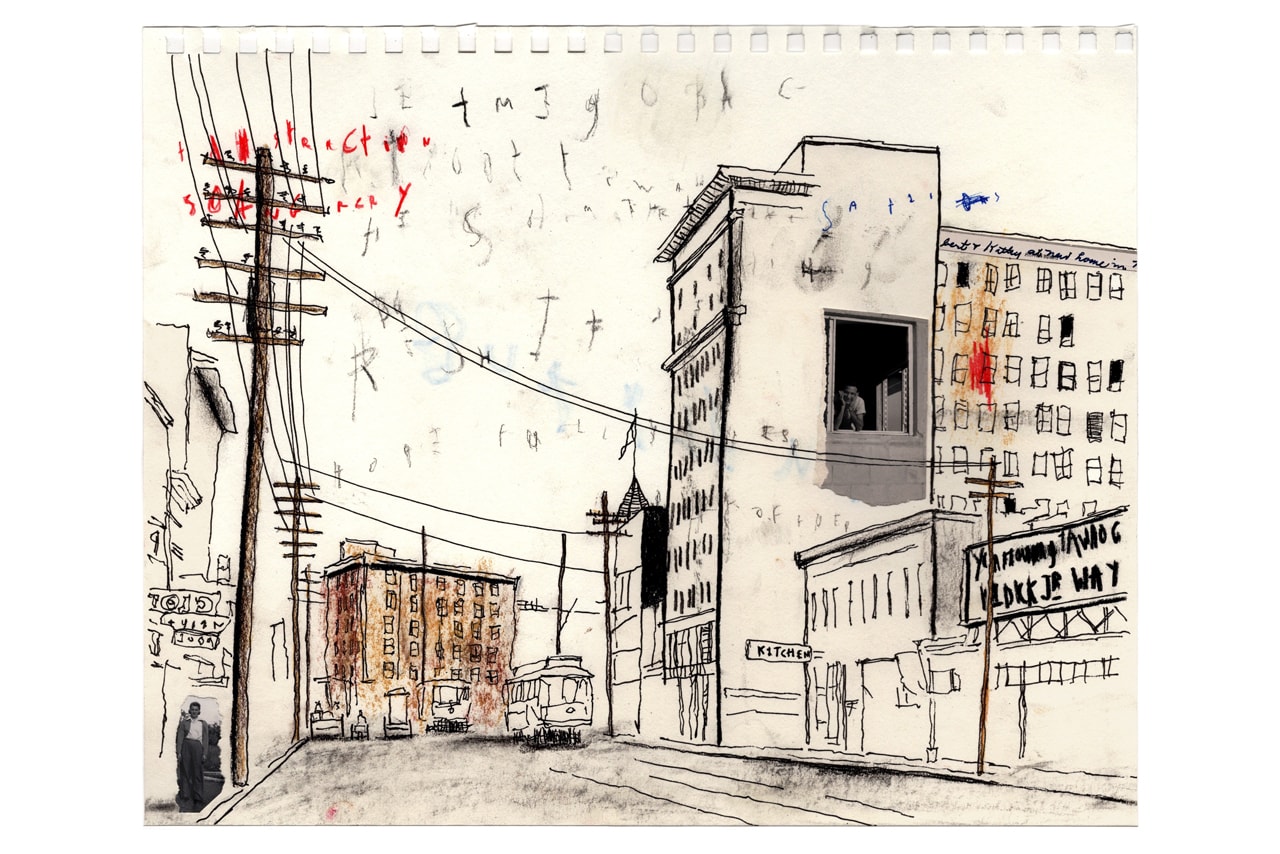 lewis rossignol artist artworks illustrations pen and paper tyler the creator igor sketches mixed media drawings profile