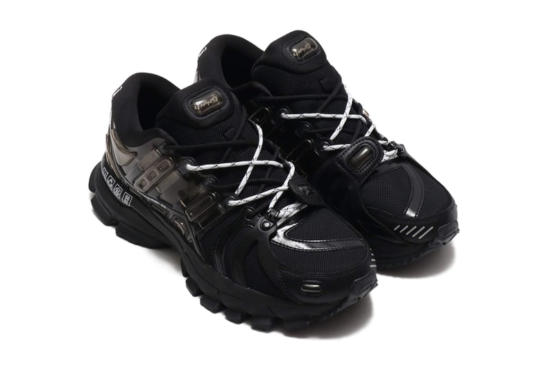 LI NING Furious Rider Ace 15 Black silicone bubbles rubber leather mesh black SS20 paris fashion week runner chinese athletic sportswear brand chunky duo laces 