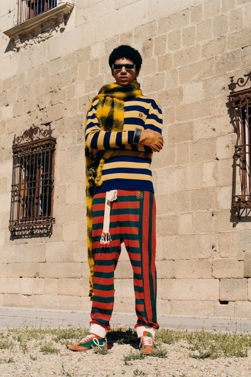 LOEWE Fall/Winter 2019 Collection Lookbook Tyler Mitchell Jonathan Anderson Benjamin Bruno toledo spain Piedra del Rey Moro Museo de Santa Cruz unesco world heritage site deconstruction tailored garments