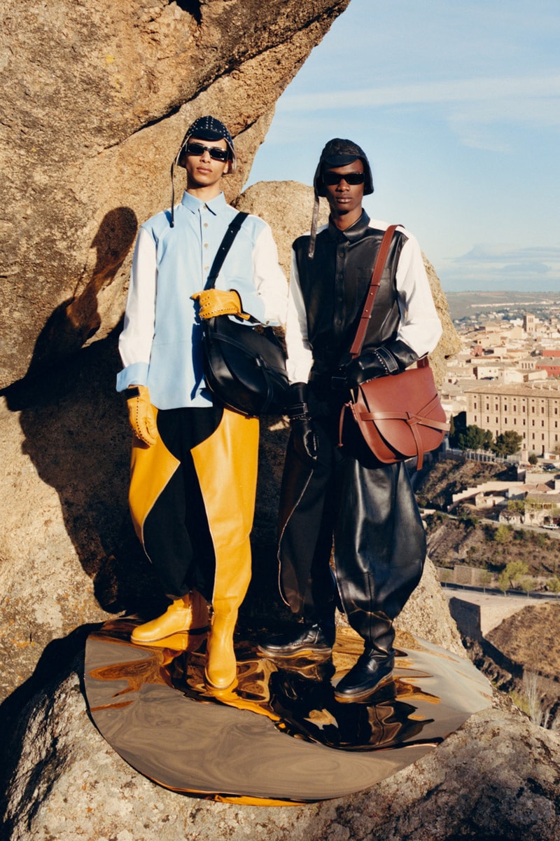LOEWE Fall/Winter 2019 Collection Lookbook Tyler Mitchell Jonathan Anderson Benjamin Bruno toledo spain Piedra del Rey Moro Museo de Santa Cruz unesco world heritage site deconstruction tailored garments