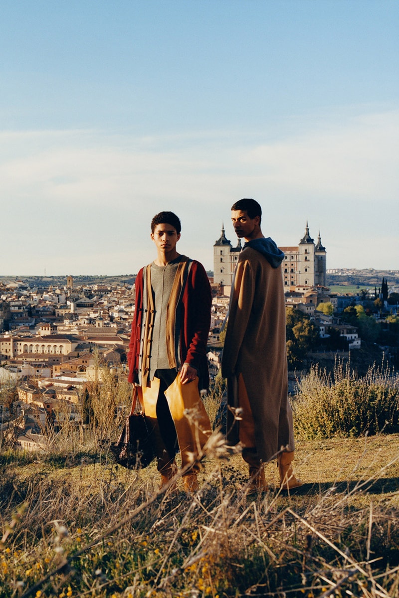 LOEWE Fall/Winter 2019 Collection Lookbook Tyler Mitchell Jonathan Anderson Benjamin Bruno toledo spain Piedra del Rey Moro Museo de Santa Cruz unesco world heritage site deconstruction tailored garments