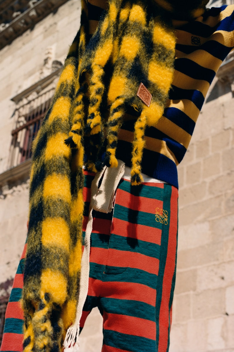 LOEWE Fall/Winter 2019 Collection Lookbook Tyler Mitchell Jonathan Anderson Benjamin Bruno toledo spain Piedra del Rey Moro Museo de Santa Cruz unesco world heritage site deconstruction tailored garments