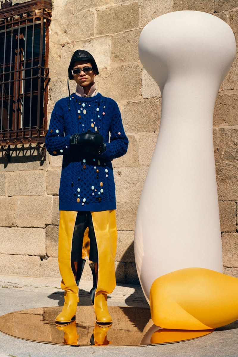 LOEWE Fall/Winter 2019 Collection Lookbook Tyler Mitchell Jonathan Anderson Benjamin Bruno toledo spain Piedra del Rey Moro Museo de Santa Cruz unesco world heritage site deconstruction tailored garments