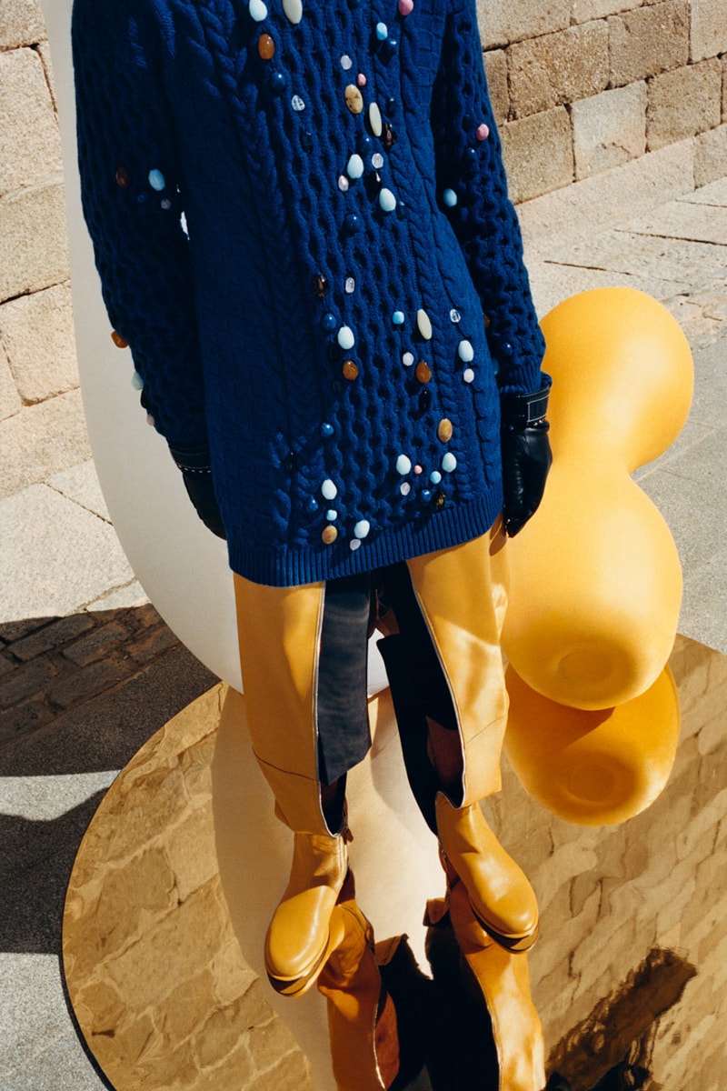 LOEWE Fall/Winter 2019 Collection Lookbook Tyler Mitchell Jonathan Anderson Benjamin Bruno toledo spain Piedra del Rey Moro Museo de Santa Cruz unesco world heritage site deconstruction tailored garments