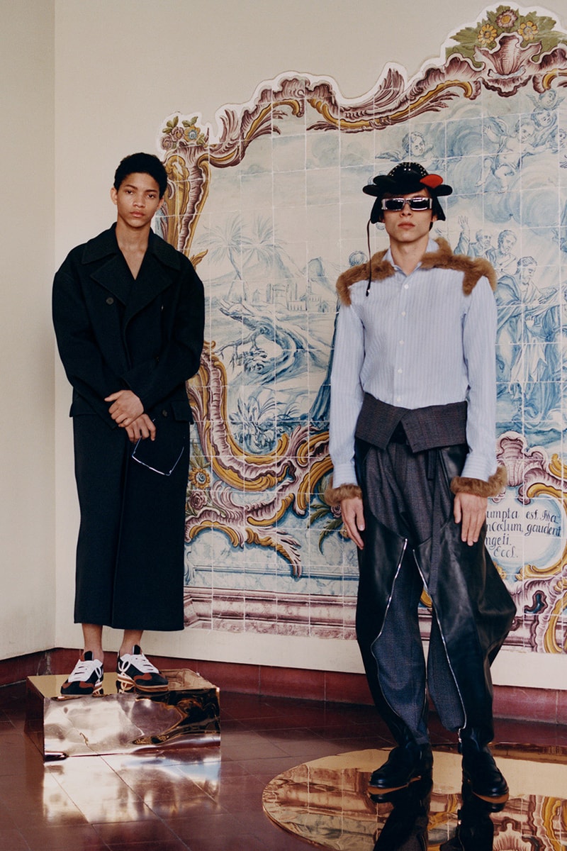 LOEWE Fall/Winter 2019 Collection Lookbook Tyler Mitchell Jonathan Anderson Benjamin Bruno toledo spain Piedra del Rey Moro Museo de Santa Cruz unesco world heritage site deconstruction tailored garments