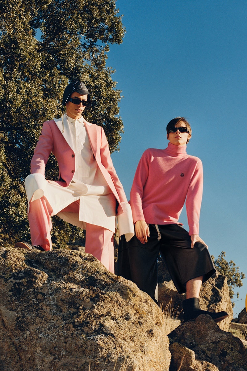 LOEWE Fall/Winter 2019 Collection Lookbook Tyler Mitchell Jonathan Anderson Benjamin Bruno toledo spain Piedra del Rey Moro Museo de Santa Cruz unesco world heritage site deconstruction tailored garments